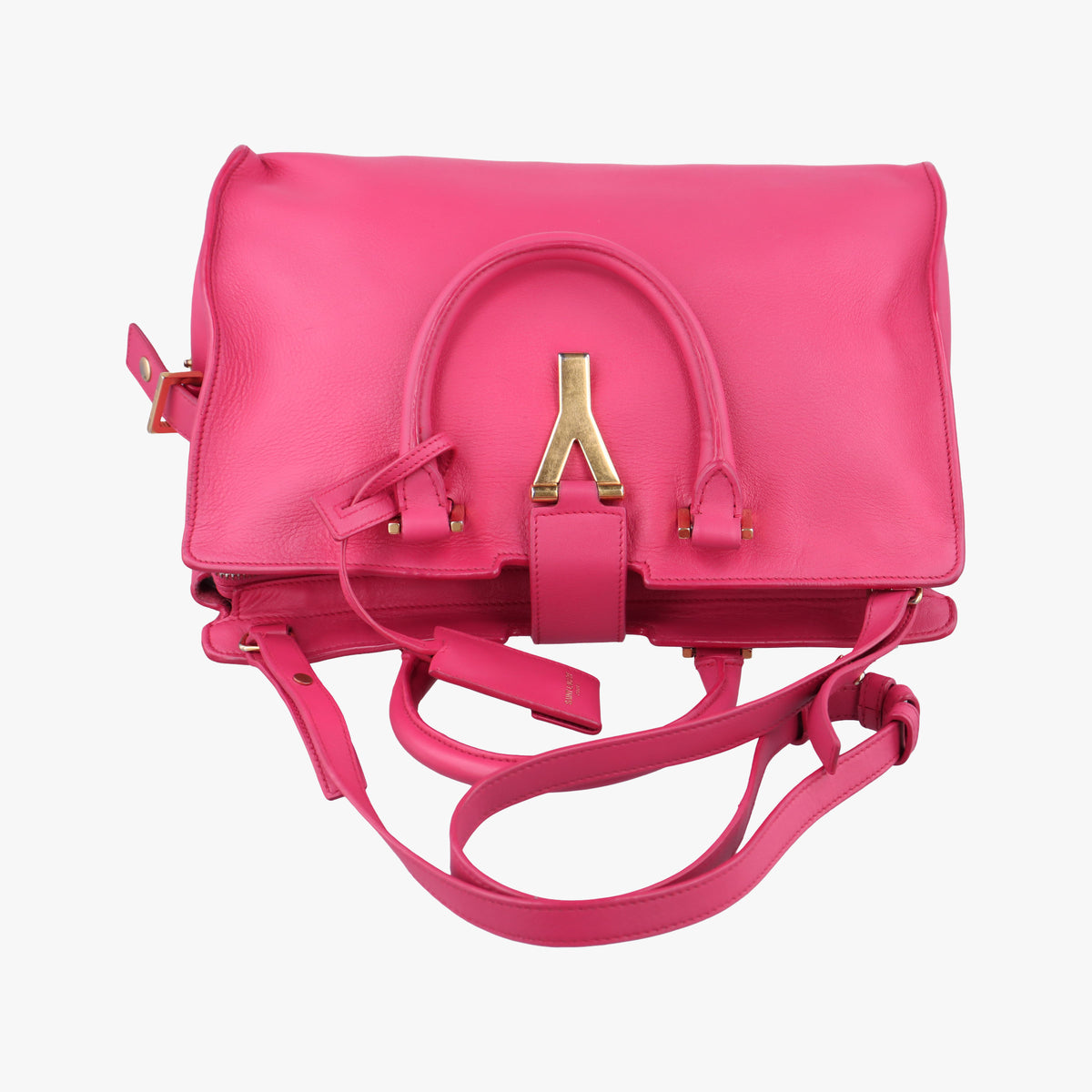 Y Ligne Petit Cabas Rose Leather 311210 311210.467891Yライン プチカバス ローズ レッド レザー 311210 311210.467891