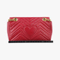 GG Marmont Red Leather 443497 H024674783GGマーモント レッド レザー 443497 H024674783