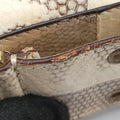 Street Chic Columbus Beige Python×canvas 00-MA-1022ストリートシック コロンバス ベージュ パイソン×キャンバス 00-MA-1022