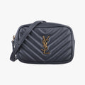 Lou chevron tassel charm camera Black Leather 534817 GLT534817.0319ルー シェブロン タッセル チャーム カメラ ブラック レザー 534817 GLT534817.0319