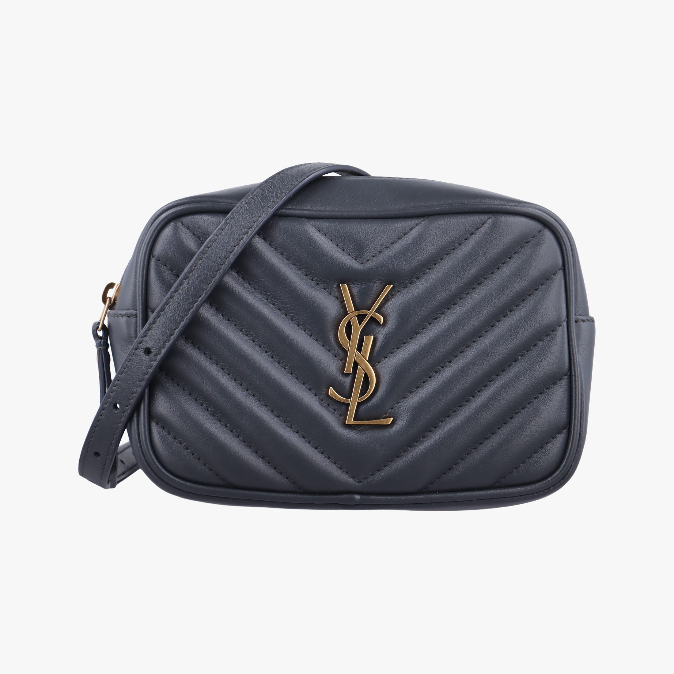Lou chevron tassel charm camera Black Leather 534817 GLT534817.0319ルー シェブロン タッセル チャーム カメラ ブラック レザー 534817 GLT534817.0319