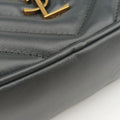 Lou chevron tassel charm camera Black Leather 534817 GLT534817.0319ルー シェブロン タッセル チャーム カメラ ブラック レザー 534817 GLT534817.0319