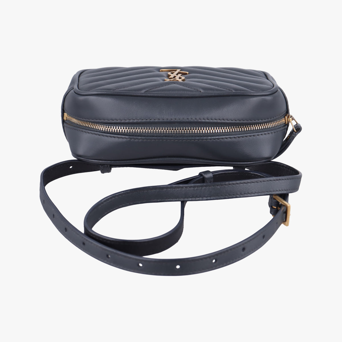 Lou chevron tassel charm camera Black Leather 534817 GLT534817.0319ルー シェブロン タッセル チャーム カメラ ブラック レザー 534817 GLT534817.0319