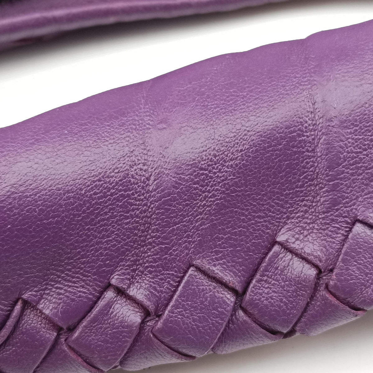 Intrecciato Purple lambskin B03701084Iイントレチャート パープル ラムスキン B03701084I