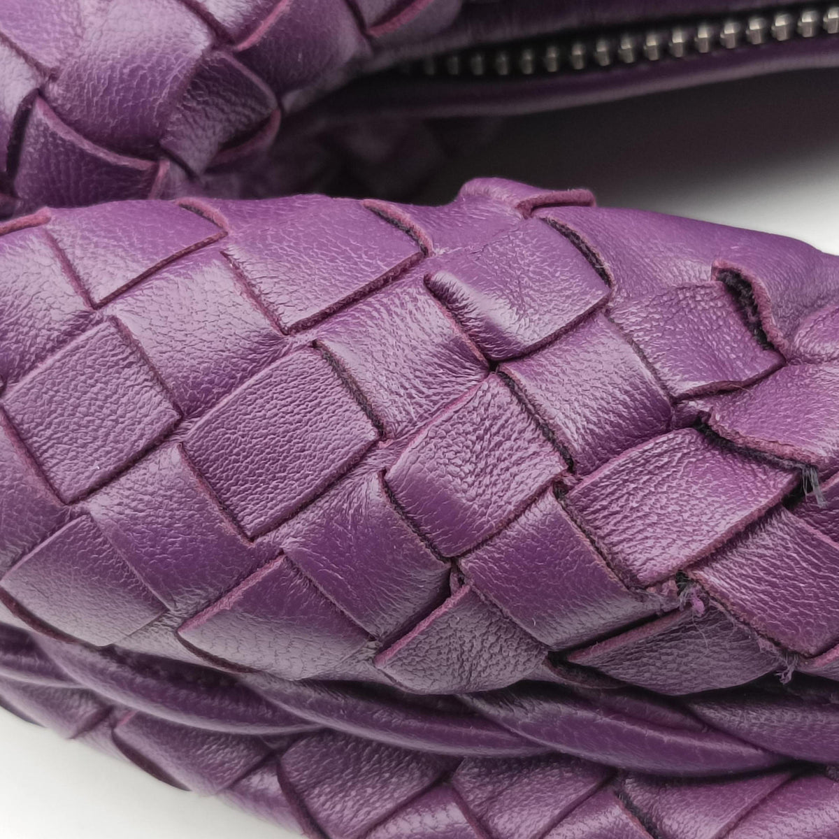 Intrecciato Purple lambskin B03701084Iイントレチャート パープル ラムスキン B03701084I