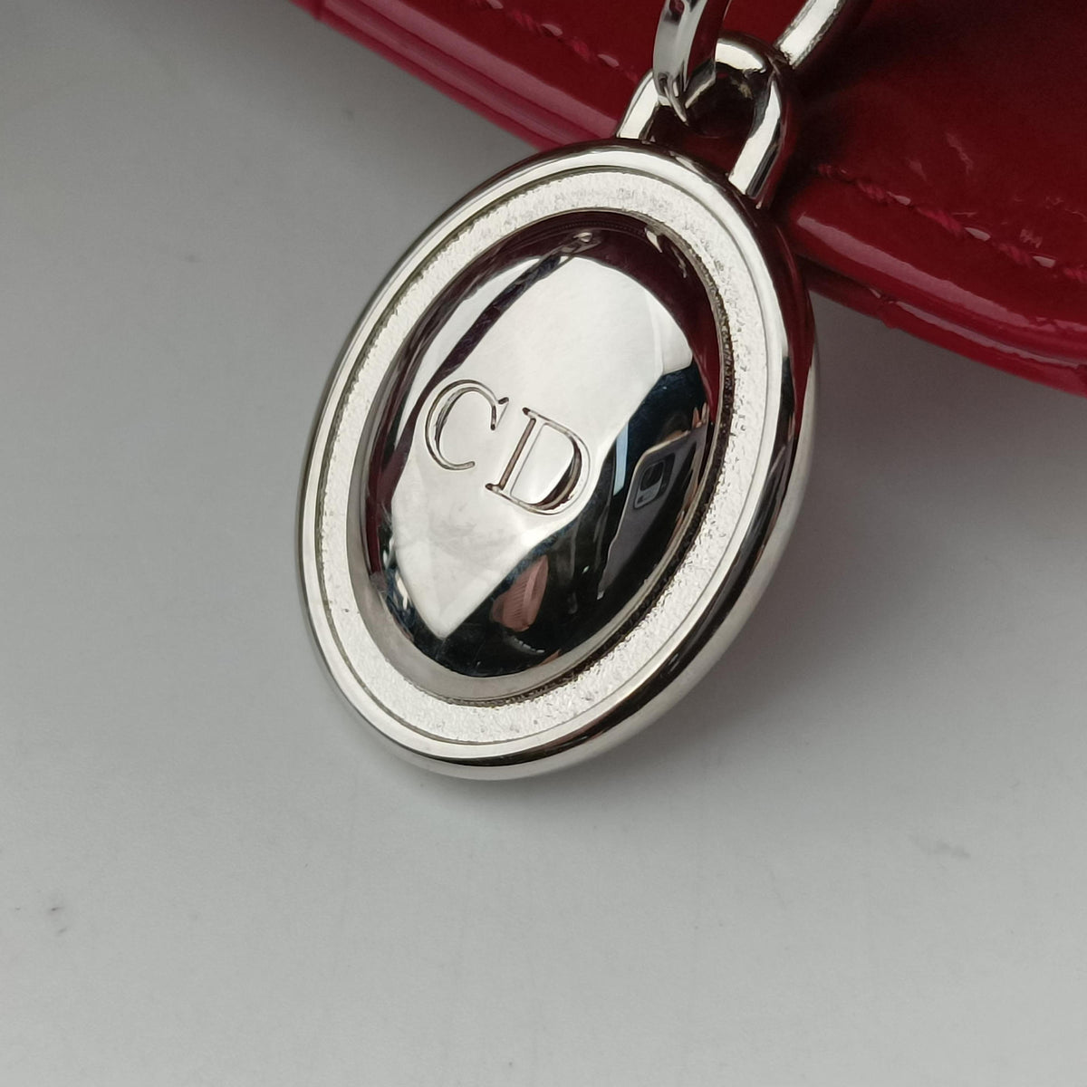 Lady Dior Red patent 09-BO-0174レディディオール レッド パテント 09-BO-0174