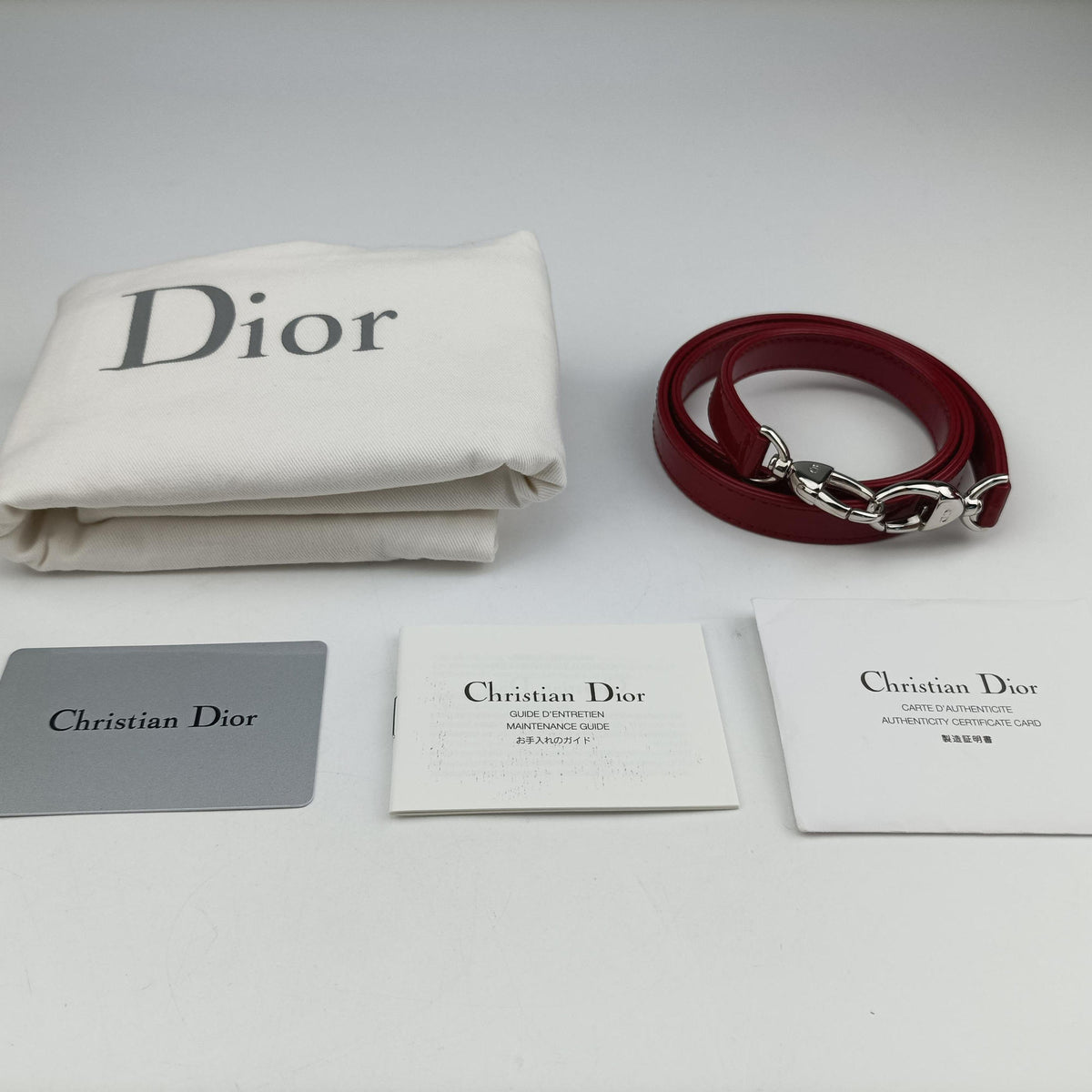 Lady Dior Red patent 09-BO-0174レディディオール レッド パテント 09-BO-0174