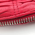 Gaufre Mini Red leather 1BH112 53ギャザーミニ レッド レザー 1BH112 53
