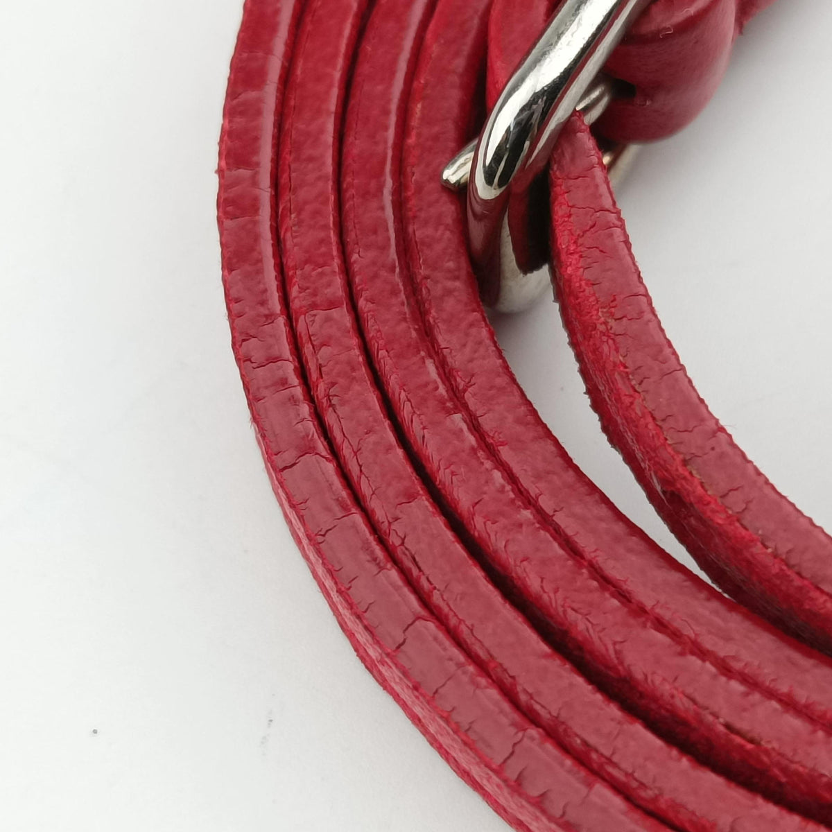 Gaufre Mini Red leather 1BH112 53ギャザーミニ レッド レザー 1BH112 53