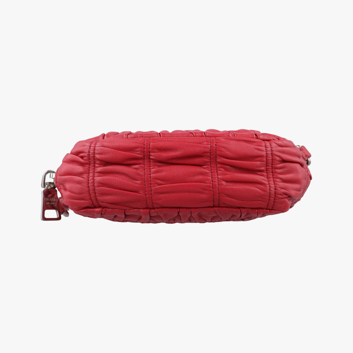 Gaufre Mini Red leather 1BH112 53ギャザーミニ レッド レザー 1BH112 53