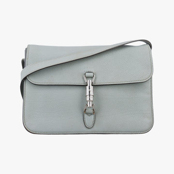 New Jackie BlueGrey Leather 362971 F017031595ニュージャッキー ブルーグレー レザー 362971 F017031595