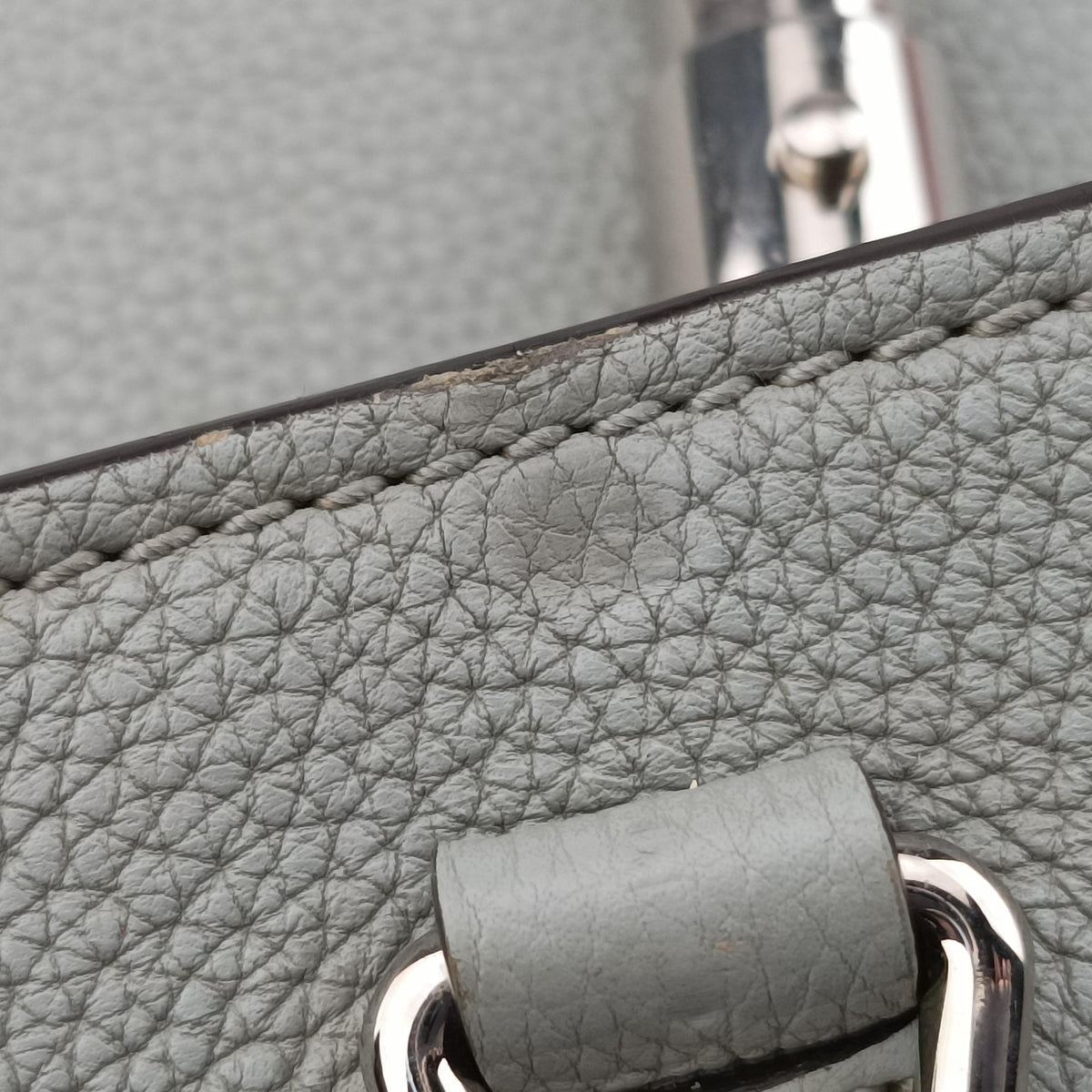 New Jackie BlueGrey Leather 362971 F017031595ニュージャッキー ブルーグレー レザー 362971 F017031595