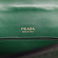 City Calf Cahier Green×black leather 25シティカーフ カイエ グリーン×ブラック レザー 25