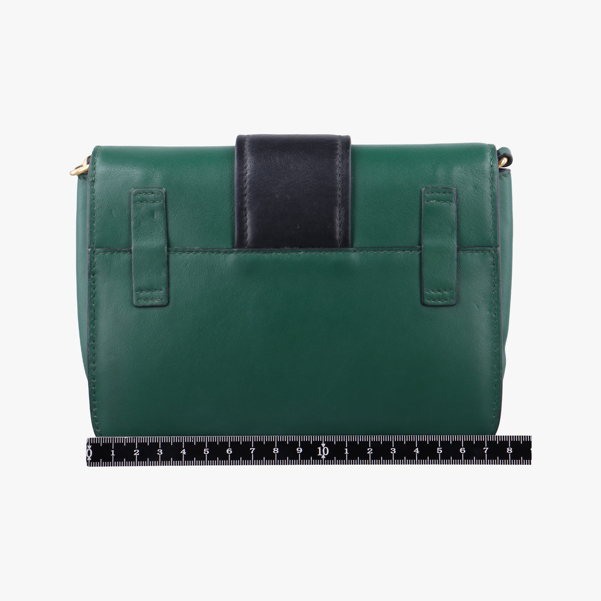 City Calf Cahier Green×black leather 25シティカーフ カイエ グリーン×ブラック レザー 25
