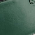 City Calf Cahier Green×black leather 25シティカーフ カイエ グリーン×ブラック レザー 25