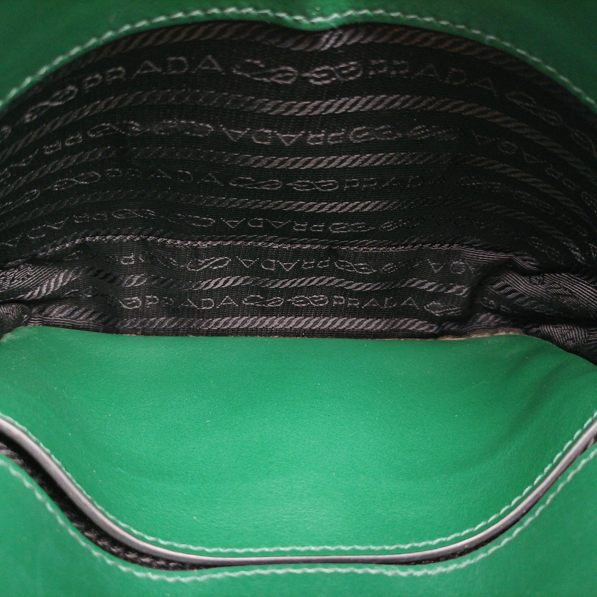 City Calf Cahier Green×black leather 25シティカーフ カイエ グリーン×ブラック レザー 25