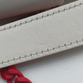 Cahier Heart and Flower White×red leather 25 Pカイエ ハート フラワー ホワイト×レッド レザー 25 P