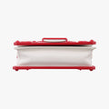 Cahier Heart and Flower White×red leather 25 Pカイエ ハート フラワー ホワイト×レッド レザー 25 P