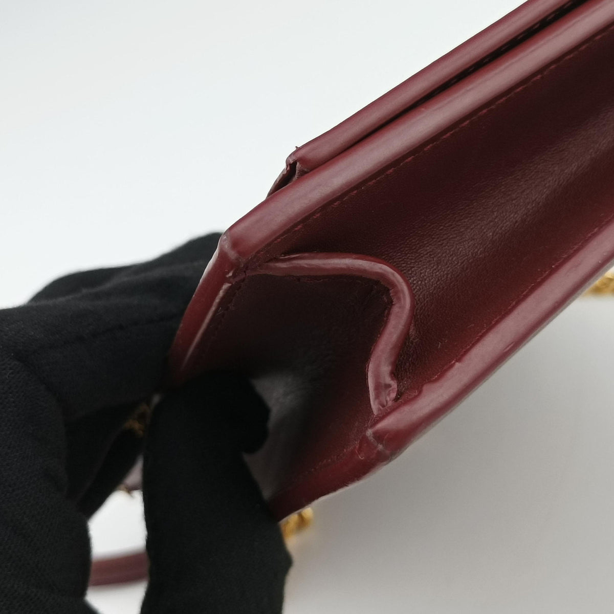 KATE Burgundy Leather 452159 GUE452159.0417ケイト ワインレッド レザー 452159 GUE452159.0417