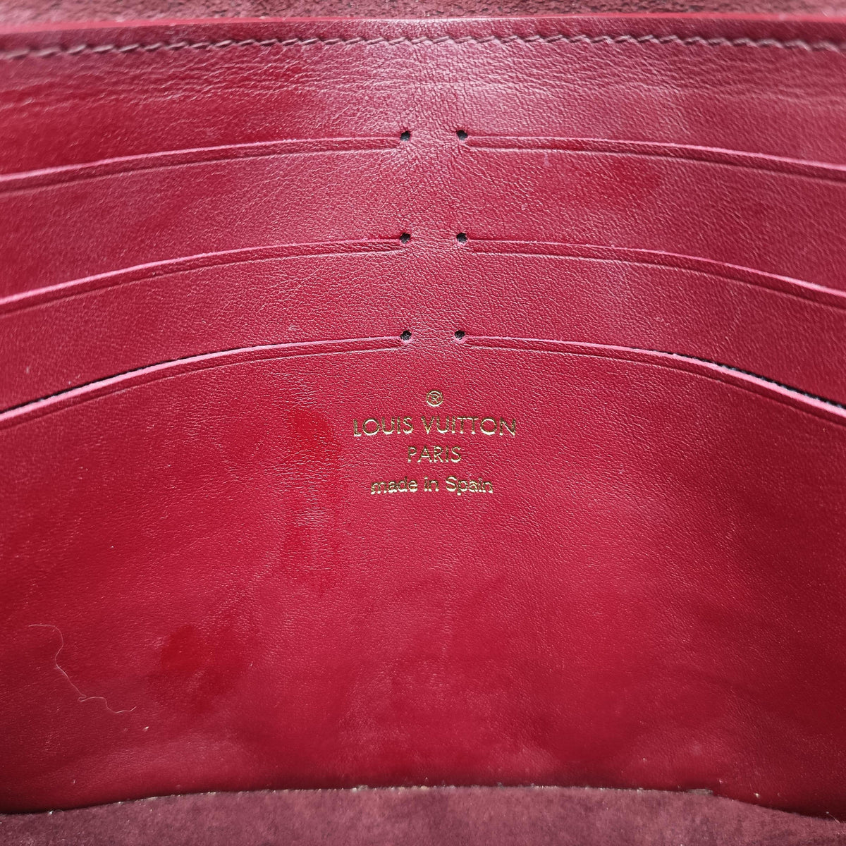 VavinPM EBENE×bordeaux Monogram Canvas×calf leather N40109 CA0270ヴァヴァンPM エベヌ×ボルドー モノグラムキャンバス×カーフレザー N40109 CA0270