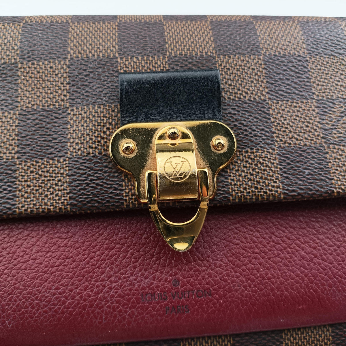 VavinPM EBENE×bordeaux Monogram Canvas×calf leather N40109 CA0270ヴァヴァンPM エベヌ×ボルドー モノグラムキャンバス×カーフレザー N40109 CA0270