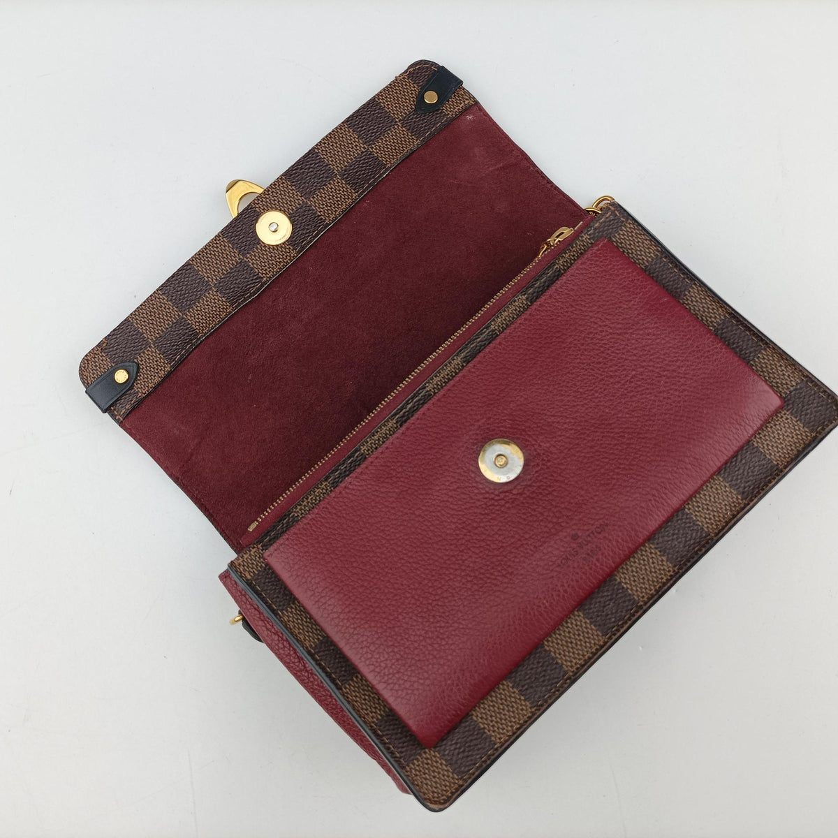 VavinPM EBENE×bordeaux Monogram Canvas×calf leather N40109 CA0270ヴァヴァンPM エベヌ×ボルドー モノグラムキャンバス×カーフレザー N40109 CA0270