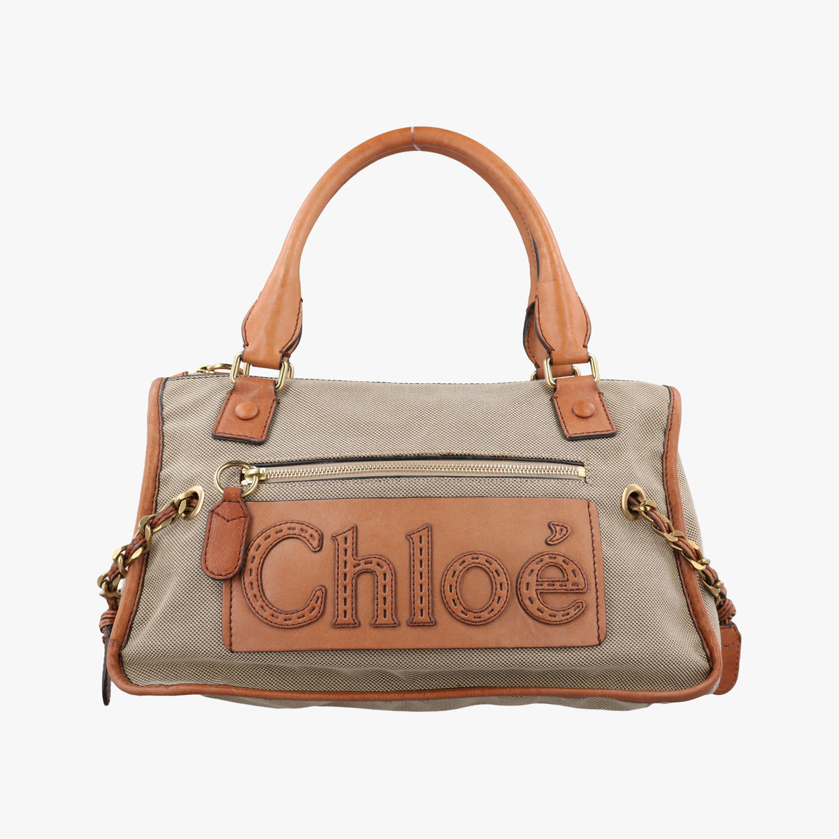 Harley Beige×Brown Canvas× leather 01 10 51 6008ハーレー ベージュ×ブラウン キャンバス×レザー 01 10 51 6008