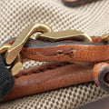 Harley Beige×Brown Canvas× leather 01 10 51 6008ハーレー ベージュ×ブラウン キャンバス×レザー 01 10 51 6008