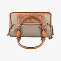 Harley Beige×Brown Canvas× leather 01 10 51 6008ハーレー ベージュ×ブラウン キャンバス×レザー 01 10 51 6008