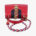 Sylvie Red Leather 470270 G023494443シルヴィ レッド レザー 470270 G023494443