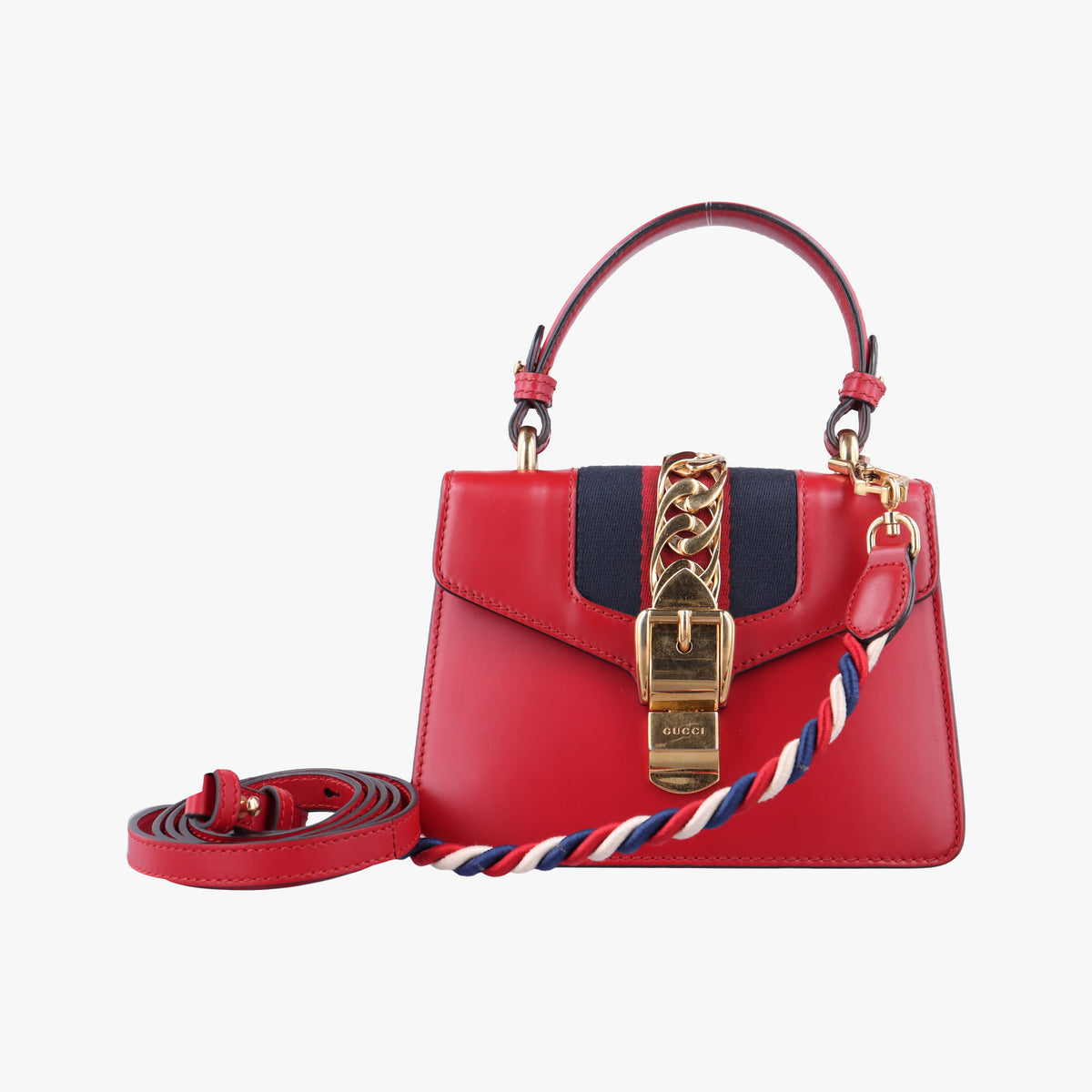 Sylvie Red Leather 470270 A022671434シルヴィ レッド レザー 470270 A022671434