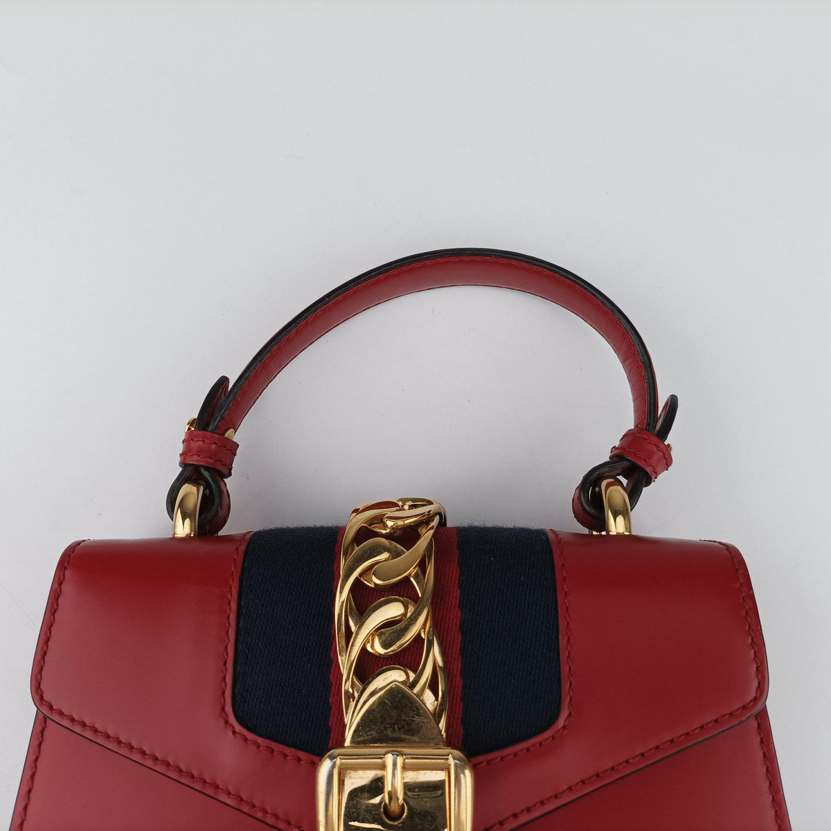 Sylvie Red Leather 470270 A022671434シルヴィ レッド レザー 470270 A022671434
