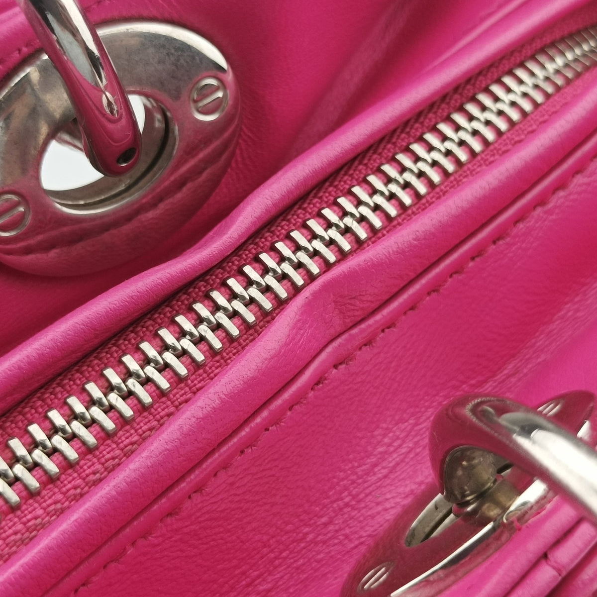Lady Dior Pink lambskin 08-MA-1121レディディオール ピンク ラムスキン 08-MA-1121