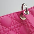 Lady Dior Pink lambskin 08-MA-1121レディディオール ピンク ラムスキン 08-MA-1121
