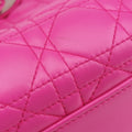 Lady Dior Pink lambskin 08-MA-1121レディディオール ピンク ラムスキン 08-MA-1121