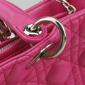 Lady Dior Pink lambskin 08-MA-1121レディディオール ピンク ラムスキン 08-MA-1121