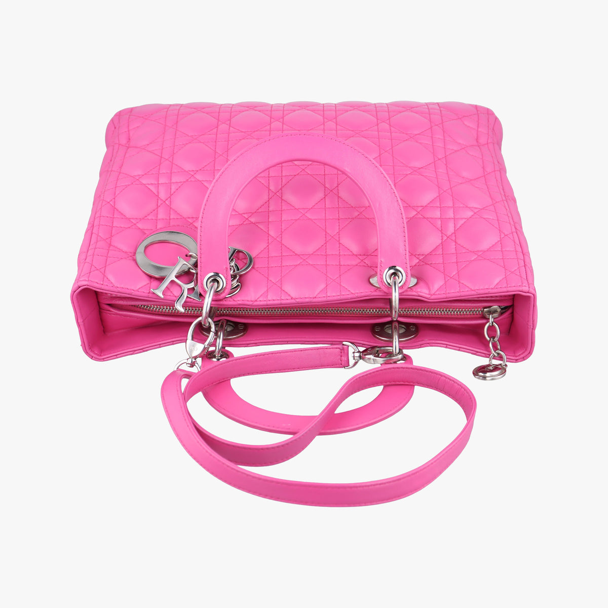 Lady Dior Pink lambskin 08-MA-1121レディディオール ピンク ラムスキン 08-MA-1121