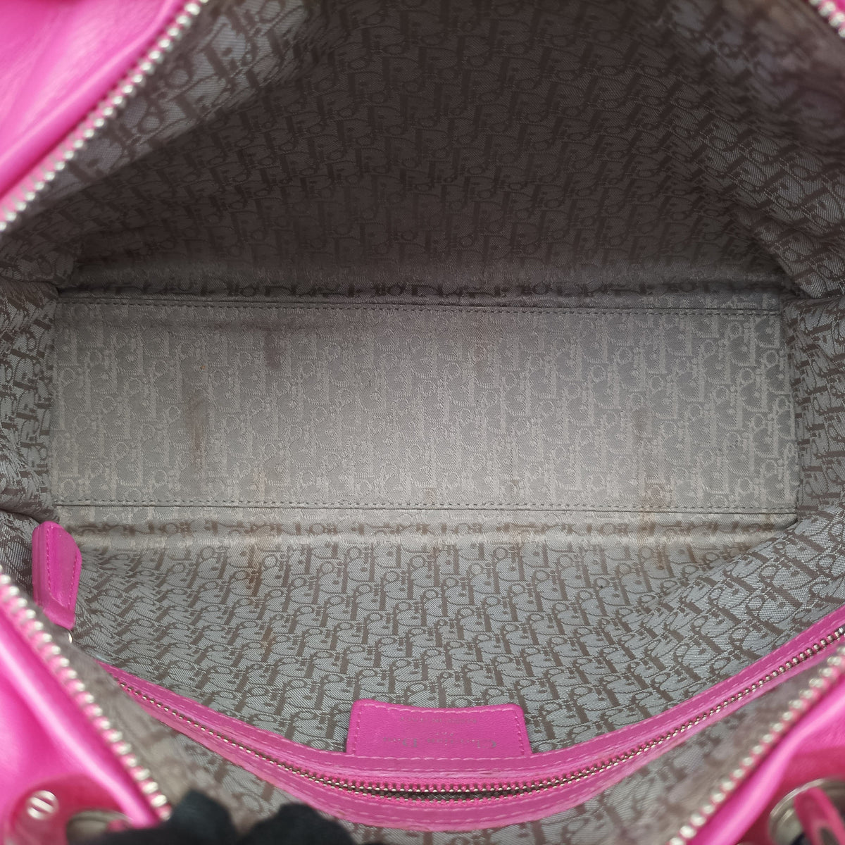 Lady Dior Pink lambskin 08-MA-1121レディディオール ピンク ラムスキン 08-MA-1121