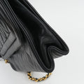 Matelasse fringe Black Lambskin 1141012マトラッセ フリンジ付き ブラック ラムスキン 1141012