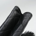 Matelasse fringe Black Lambskin 1141012マトラッセ フリンジ付き ブラック ラムスキン 1141012