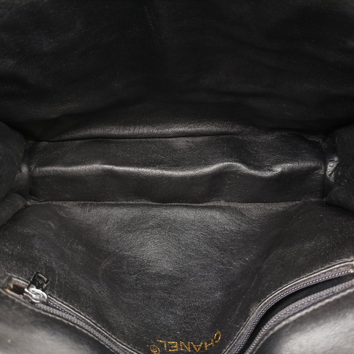 Matelasse fringe Black Lambskin 1141012マトラッセ フリンジ付き ブラック ラムスキン 1141012