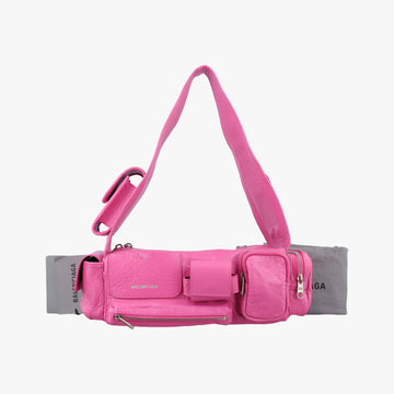 Superbusy XS Sling Bag Pink leather 762516 762516.5639.O.568008スーパービジー XS スリング バッグ ピンク レザー 762516 762516.5639.O.568008