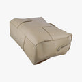 The Arco Briefcase khaki lambskin B09132339Xザ アルコ ブリーフケース カーキ ラムスキン B09132339X