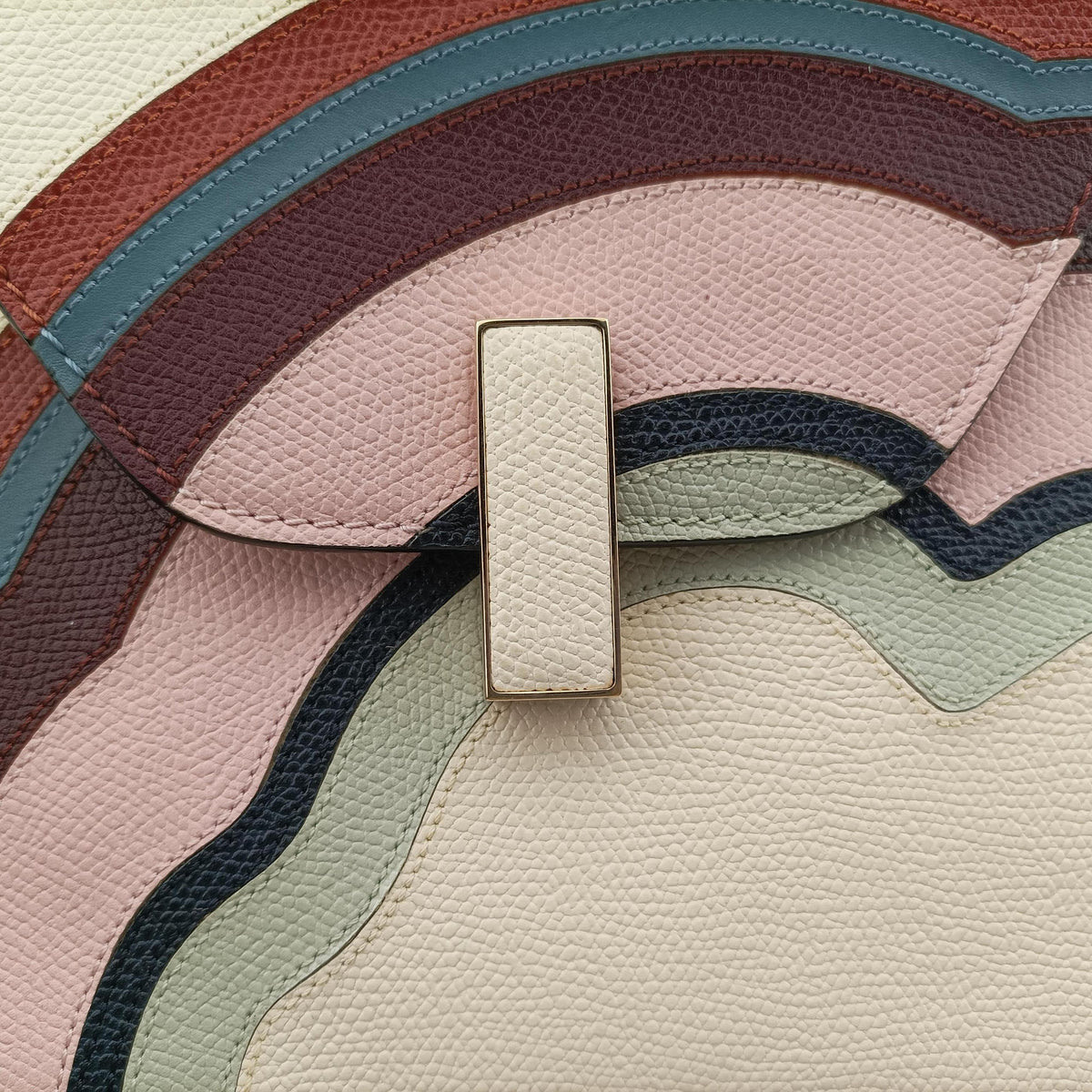 Iside White x Multi Leather N 502224イジィデ ホワイト x マルチ レザー N 502224