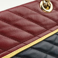 GG Marmont Navy×Red×Yellow Leather 443497 E034999119GGマーモント ネイビー×レッド×イエロー レザー 443497 E034999119