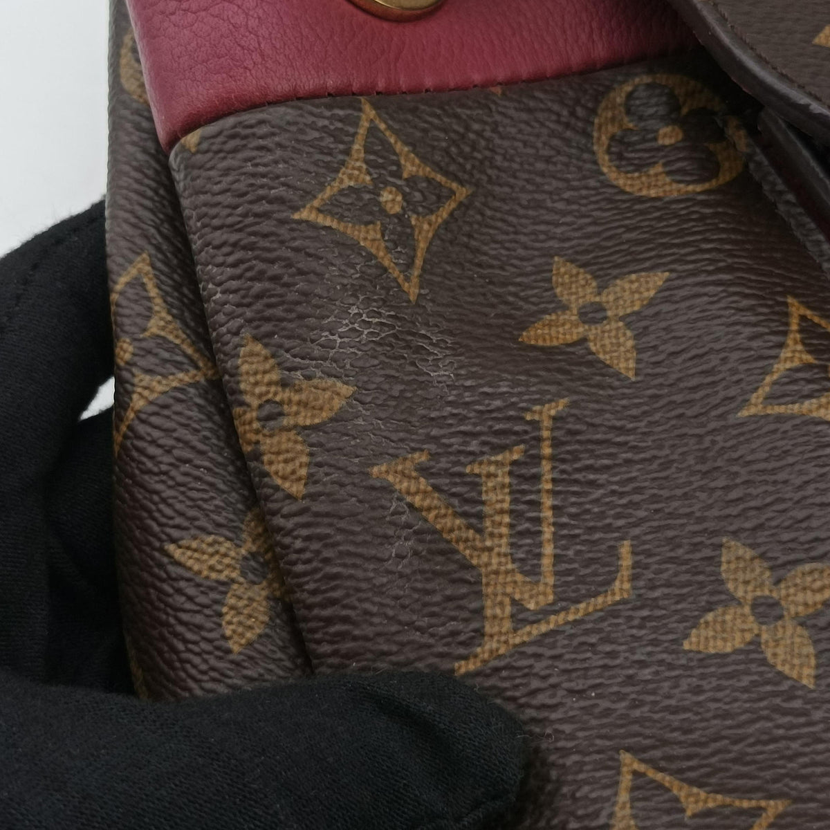 OLYMPE brown×AURORE Monogram Canvas×calf leather M40816 SP0174オランプ モノグラム/ブラウン×オロール モノグラムキャンバス×カーフレザー M40816 SP0174