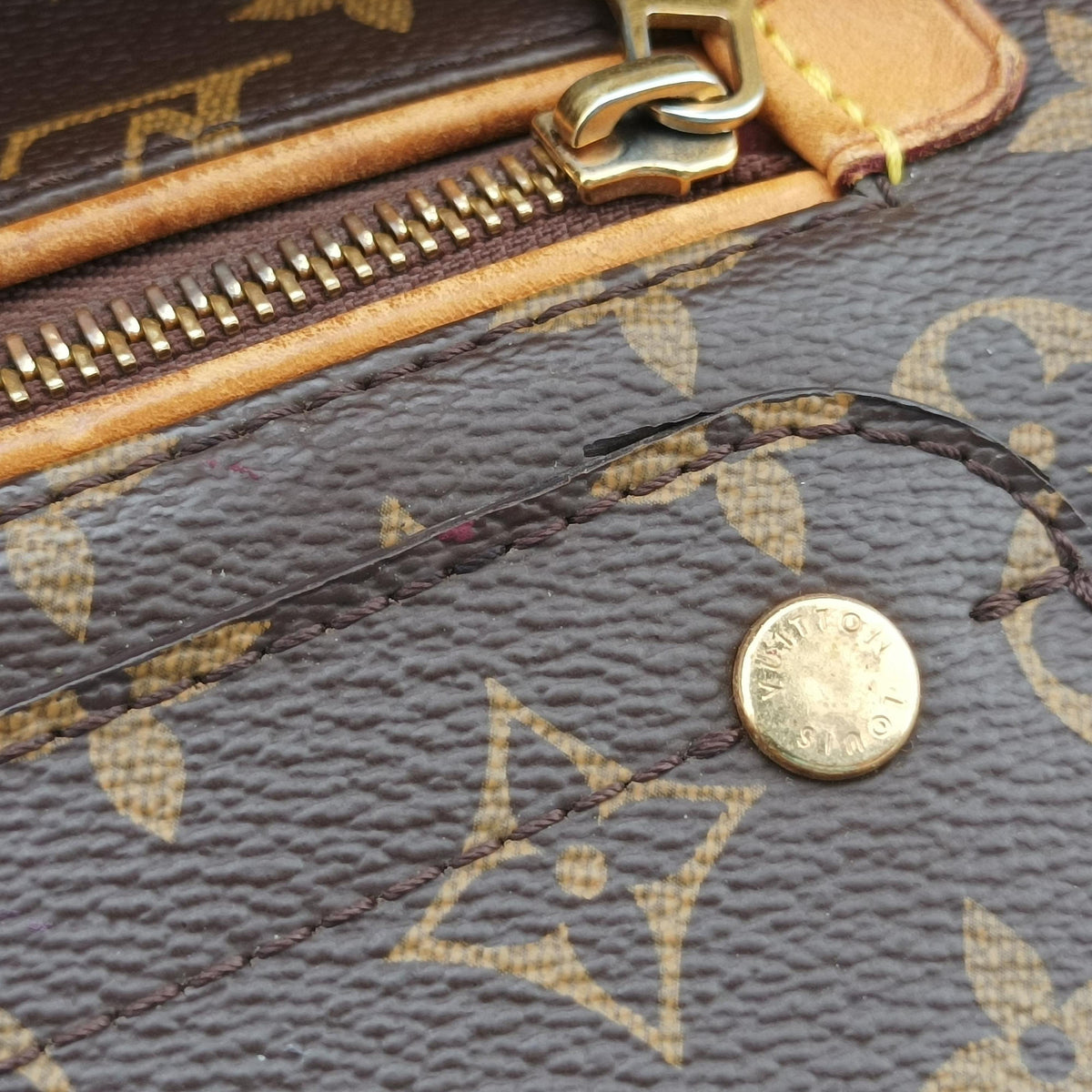 OLYMPE brown×AURORE Monogram Canvas×calf leather M40816 SP0174オランプ モノグラム/ブラウン×オロール モノグラムキャンバス×カーフレザー M40816 SP0174