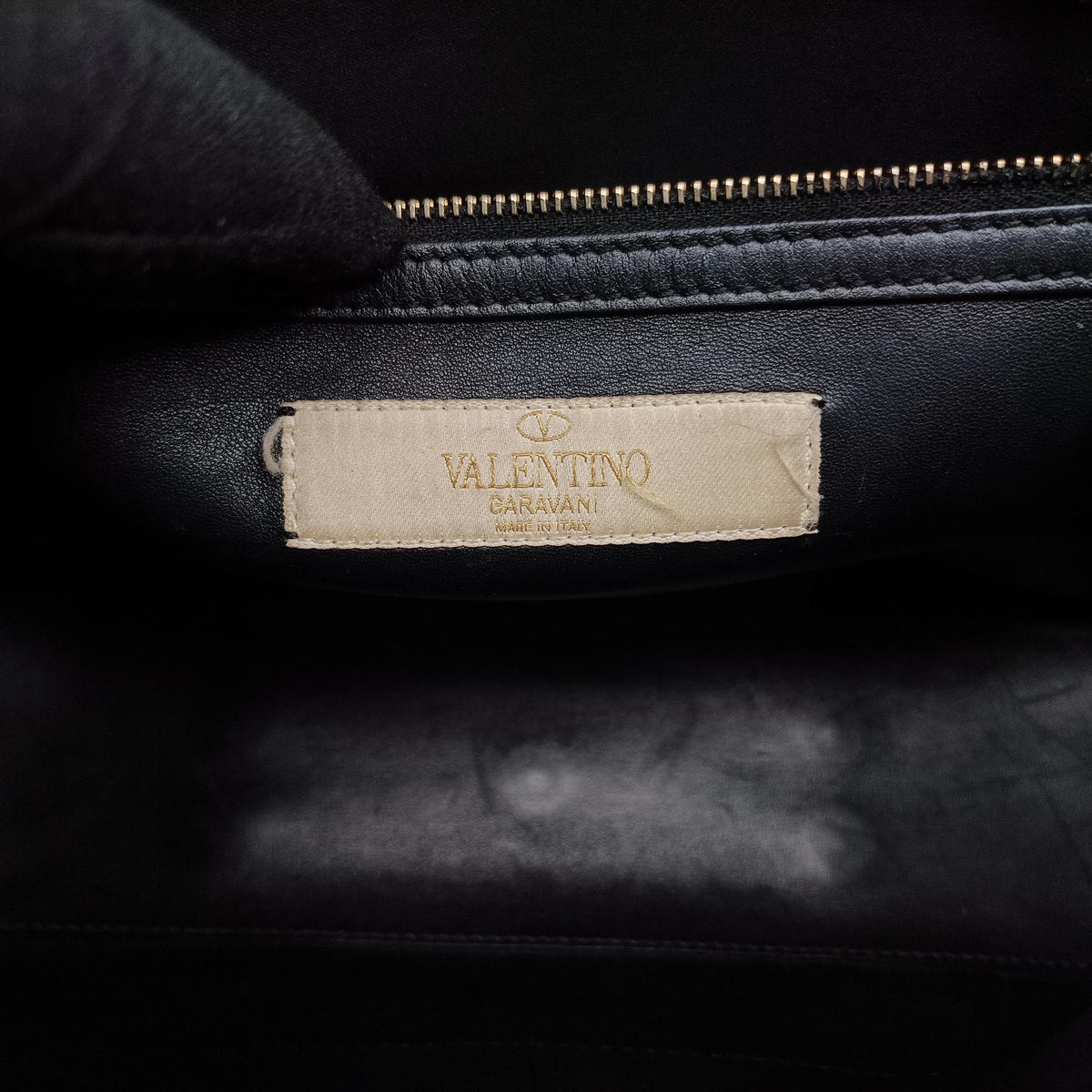My Rockstud Black Smooth Calfskin Leather BL-K977VYF2マイ ロックスタッズ ブラック スムースカーフレザー BL-K977VYF2