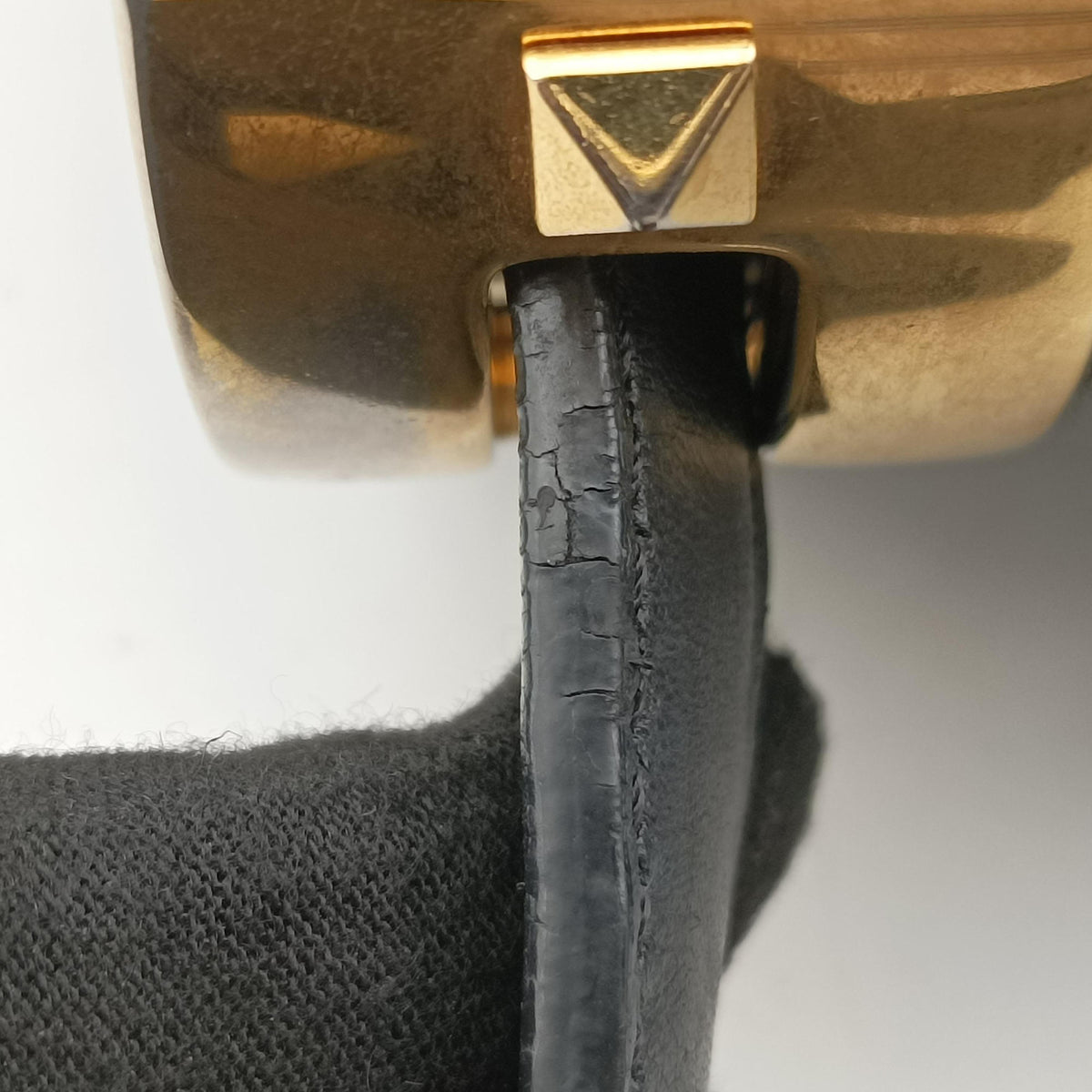 My Rockstud Black Smooth Calfskin Leather BL-K977VYF2マイ ロックスタッズ ブラック スムースカーフレザー BL-K977VYF2