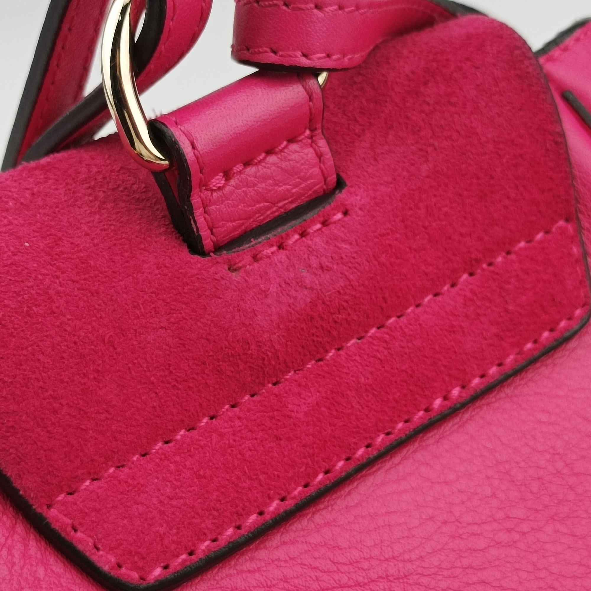 FAYE mini Rose Leather × suede 01 18 75 65フェイ ミニ ローズ レッド レザー×スエード 01 18 75 65